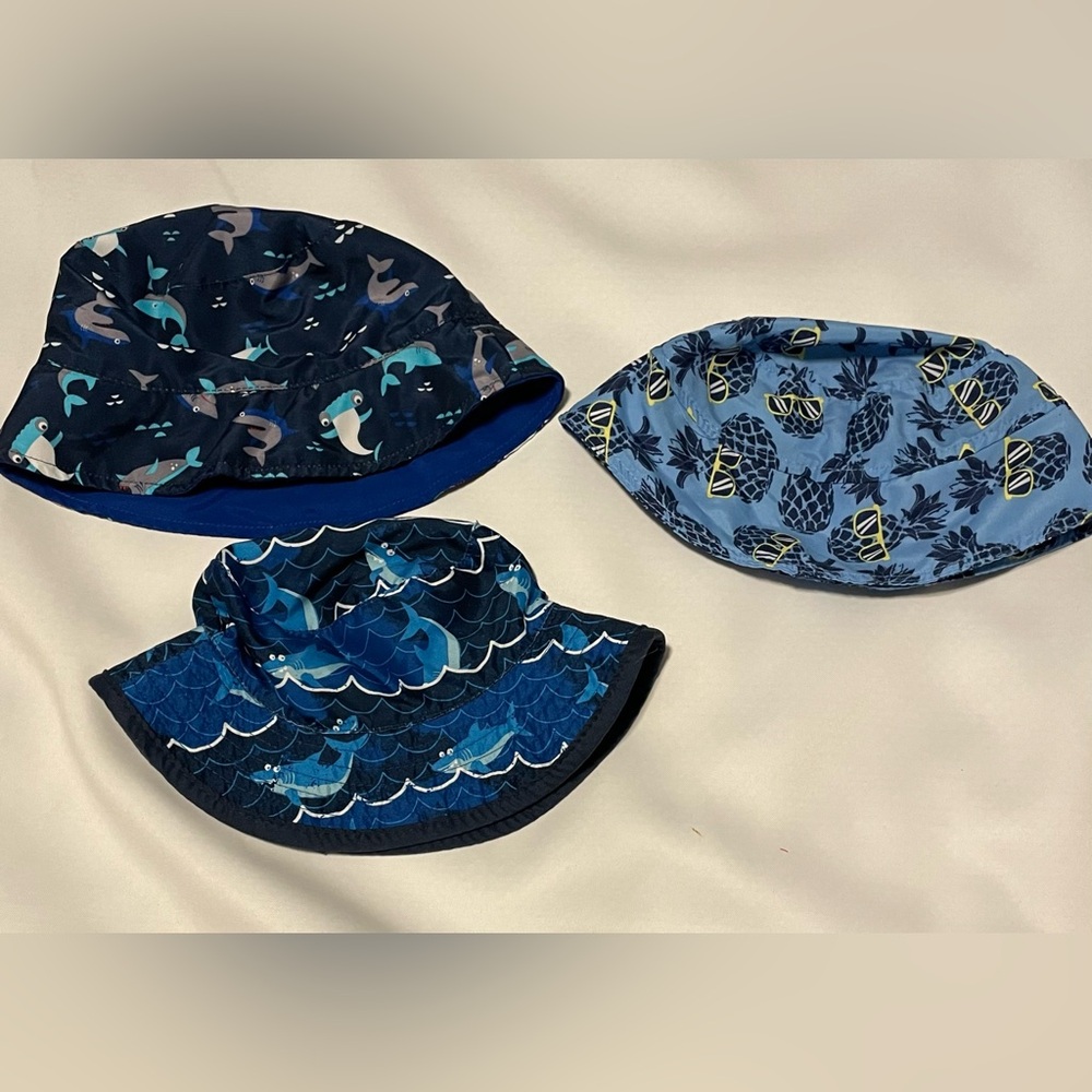 Bundle of 3 baby sun hats